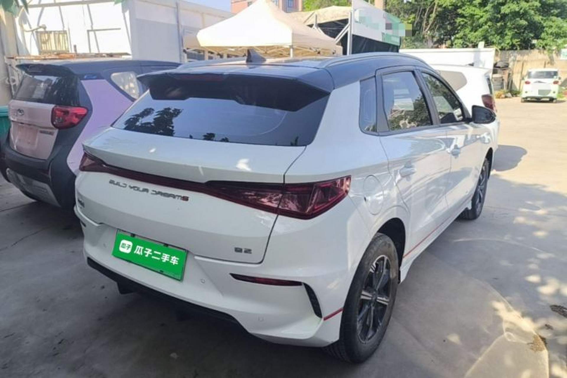 Used BYD e2 2021 Deluxe Model Rear Right 45 Deg