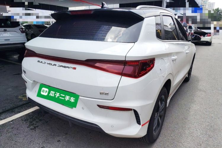Used BYD e2 2021 Deluxe Model Rear Right 45 Deg