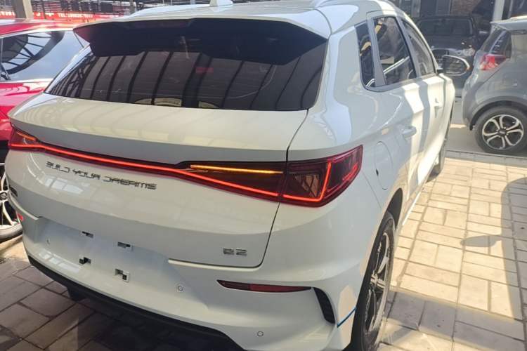 Used BYD e2 2021 Luxury Model Rear Right 45 Deg