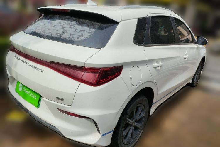 Used BYD e2 2021 Luxury Model Rear Right 45 Deg