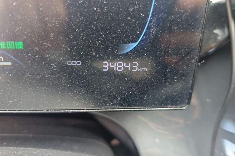 Used BYD e2 2023 Luxury Model Odometer Close Up