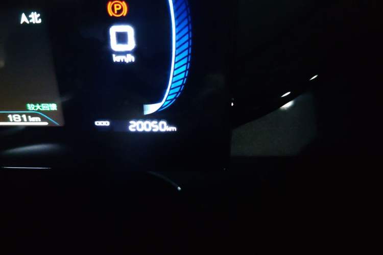 Used BYD e2 2023 Luxury Model Odometer Close Up