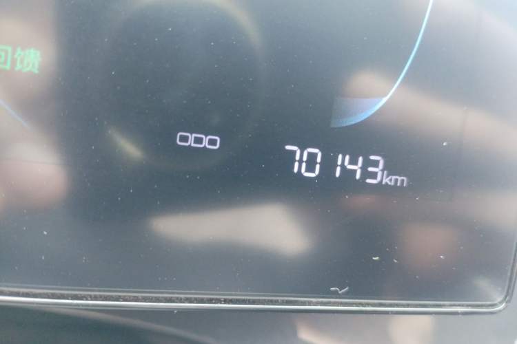 Used BYD e2 2023 Comfort Model Odometer Close Up