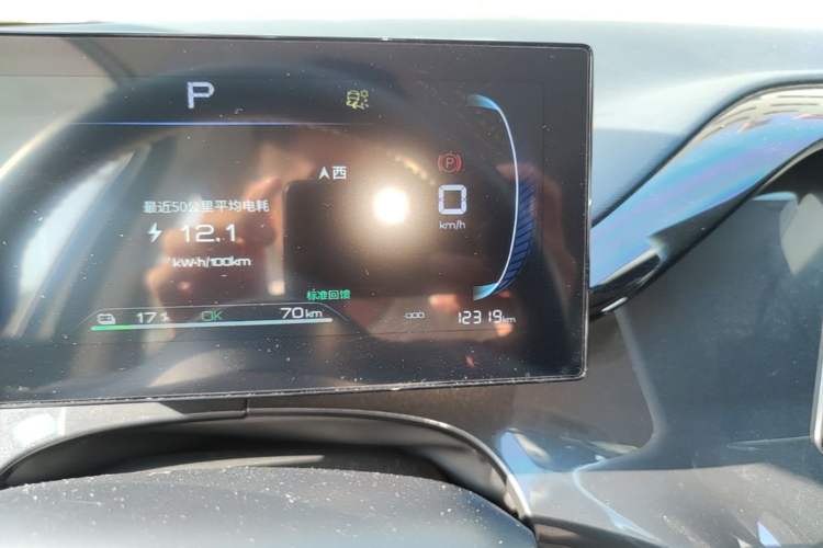 Used BYD e2 2024 Honor Edition Luxury Model Instrument Cluster