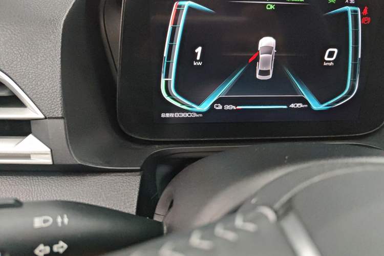Used BYD e3 2020 High-Range Version Yao·Luxury Model Odometer Close Up