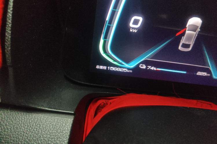Used BYD e3 2020 Standard Range Version Smart & Comfortable Model Odometer Close Up