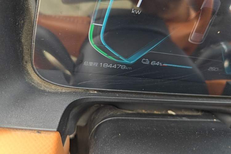 Used BYD e3 2020 High-Range Version Yao·Luxury Model Odometer Close Up