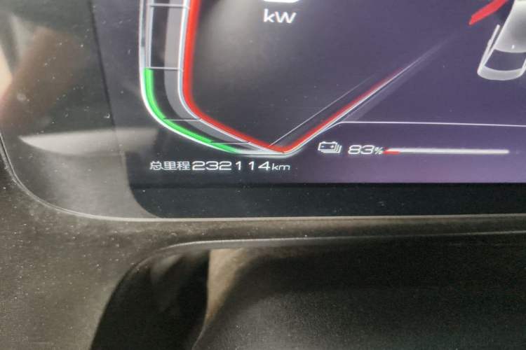 Used BYD e3 2021 Lingchang Edition Odometer Close Up