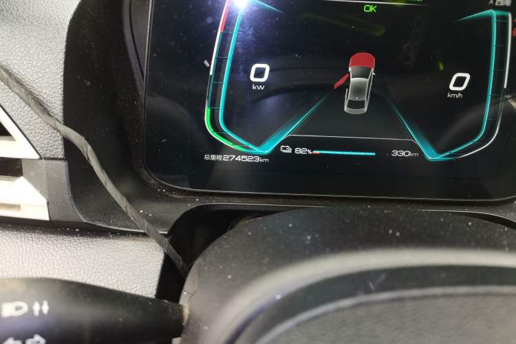 Used BYD e3 2021 Lingchang Edition Odometer Close Up