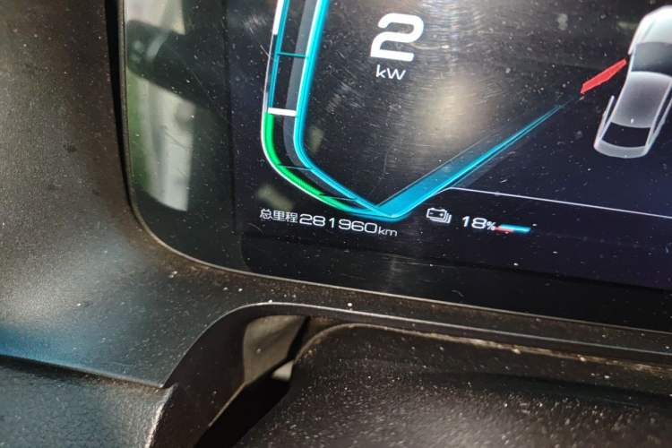 Used BYD e3 2021 Lingchang Edition Odometer Close Up