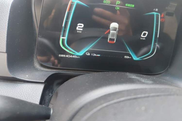 Used BYD e3 2021 Lingchang Edition Odometer Close Up