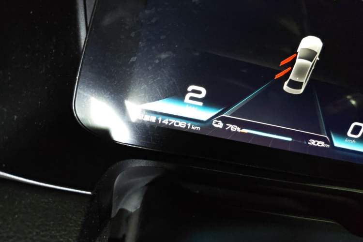 Used BYD e3 2021 Lingchang Edition Odometer Close Up