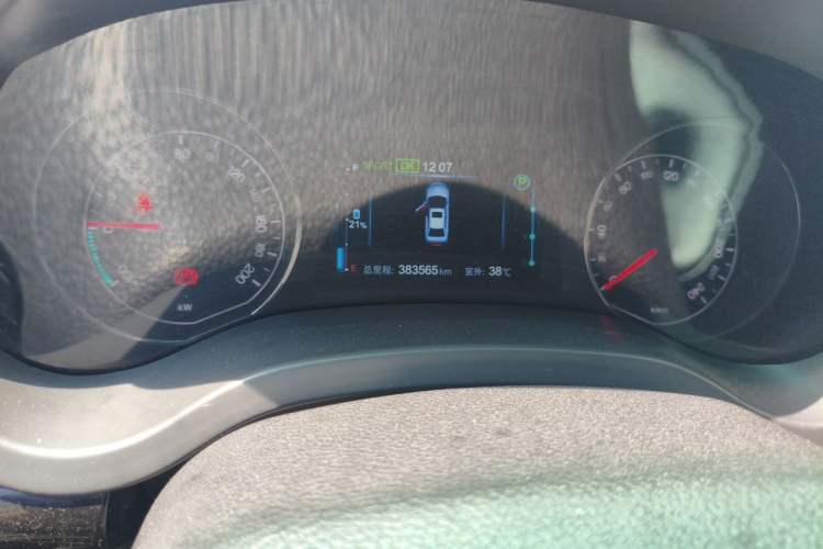Used BYD e5 2016 300 Comfort Version Odometer Close Up