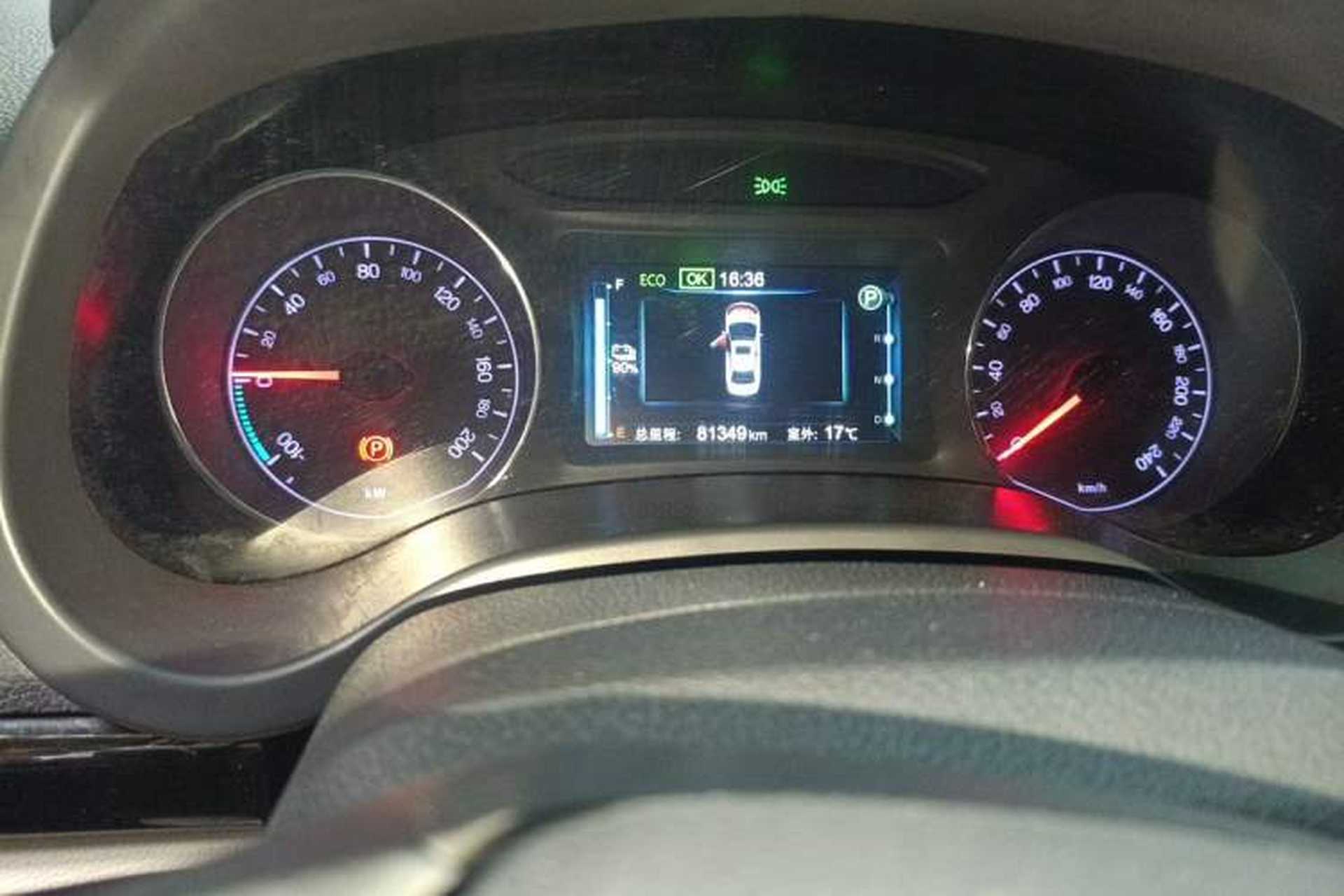Used BYD e5 2017 300 Prestige Edition Odometer Close Up