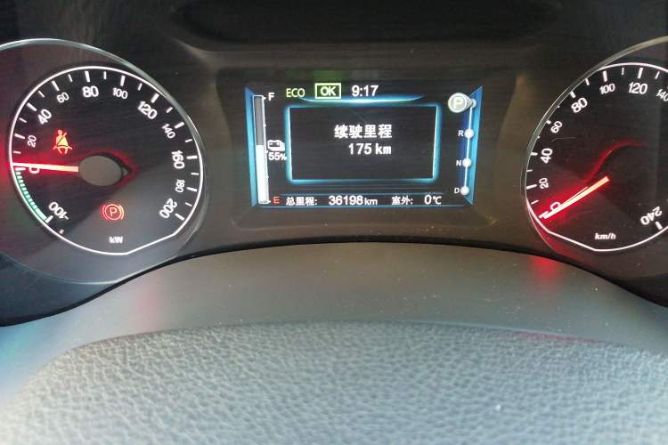 Used BYD e5 2017 300 Prestige Edition Odometer Close Up