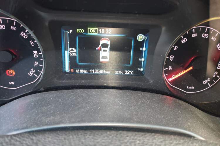 Used BYD e5 2017 300 Prestige Edition Odometer Close Up