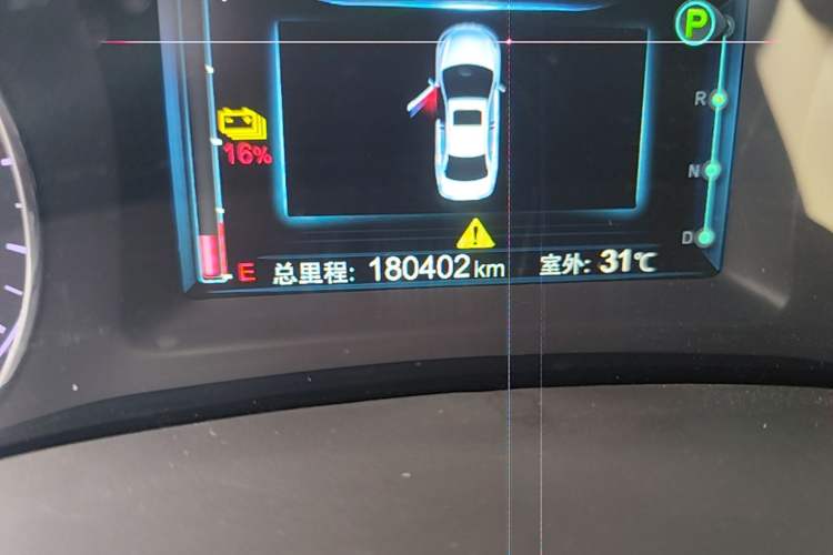 Used BYD e5 2017 300 Prestige Edition Odometer Close Up