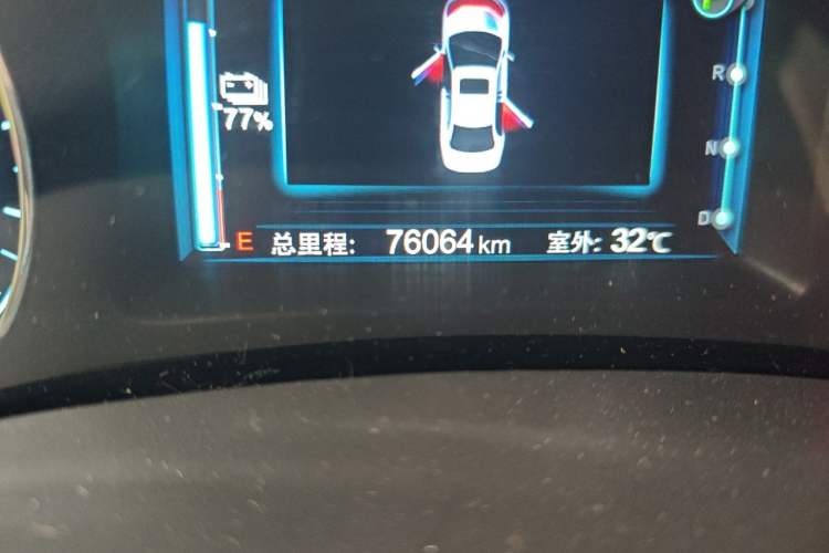 Used BYD e5 2017 300 Prestige Edition Odometer Close Up