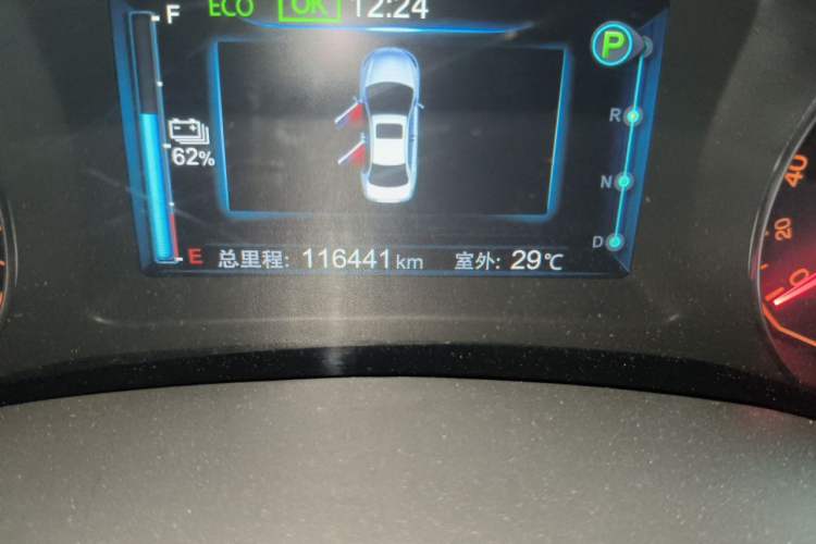 Used BYD e5 2017 300 Prestige Edition Odometer Close Up