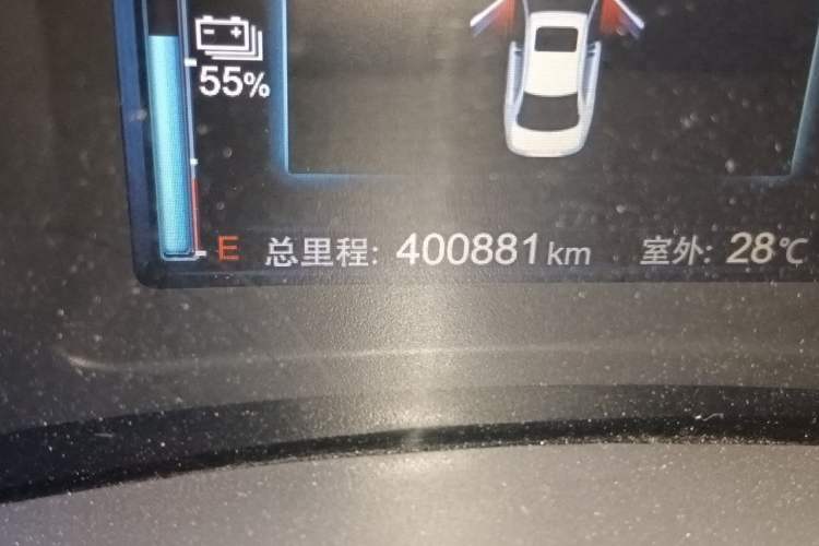 Used BYD e5 2017 300 e-Comfort Edition Odometer Close Up