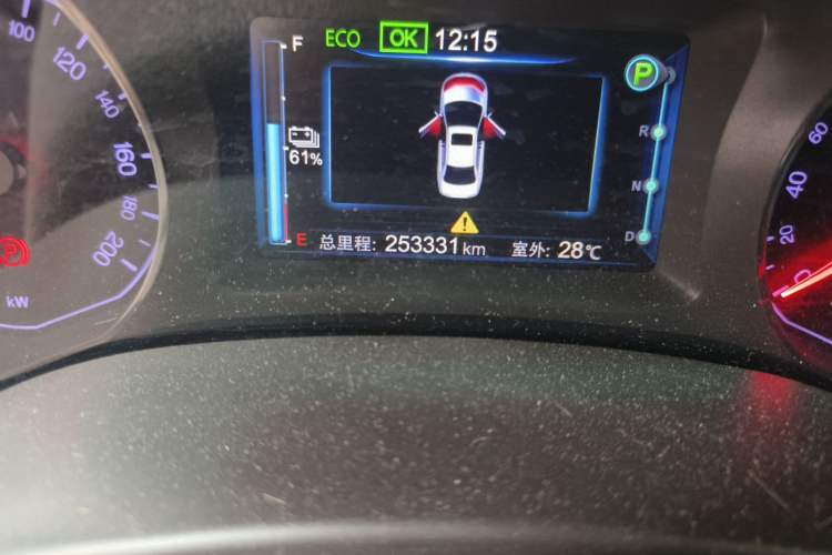 Used BYD e5 2018 450 Smart Connect Enjoyment Version Odometer Close Up
