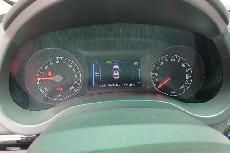 Used BYD e5 2018 Travel Edition Odometer Close Up