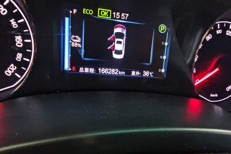 Used BYD e5 2018 450 Smart Connect Enjoyment Version Odometer Close Up