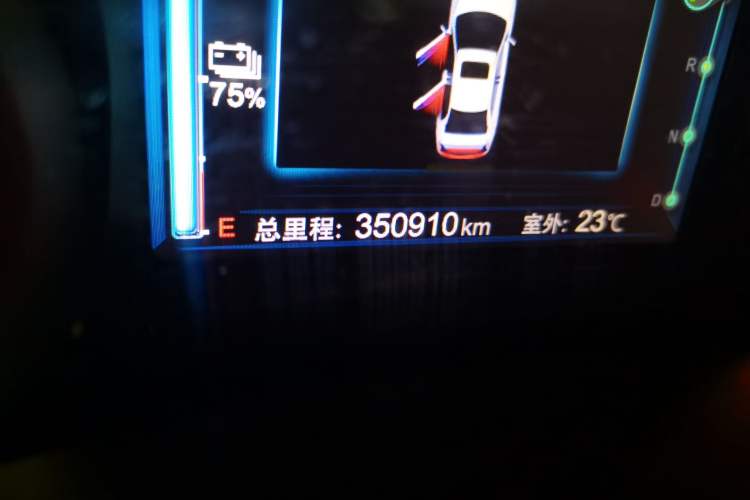 Used BYD e5 2018 450 Smart Connect Enjoyment Version Odometer Close Up