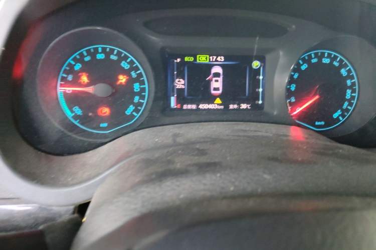 Used BYD e5 2018 450 Smart Connect Enjoyment Version Odometer Close Up