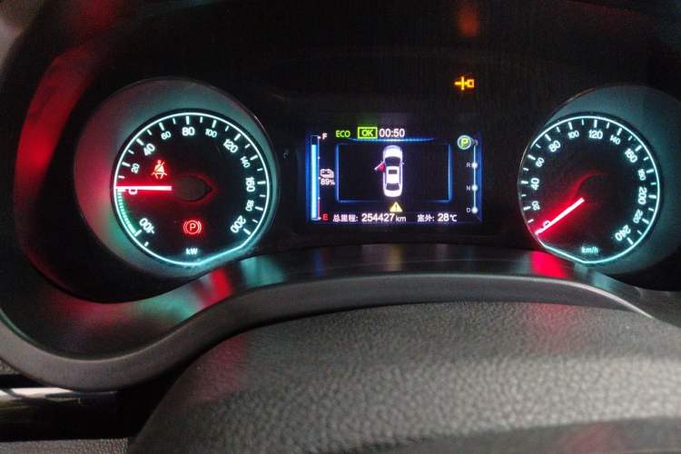 Used BYD e5 2018 450 Smart Connect Enjoyment Version Odometer Close Up