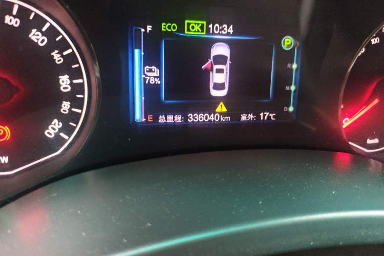 Used BYD e5 2018 450 Smart Connect Enjoyment Version Odometer Close Up