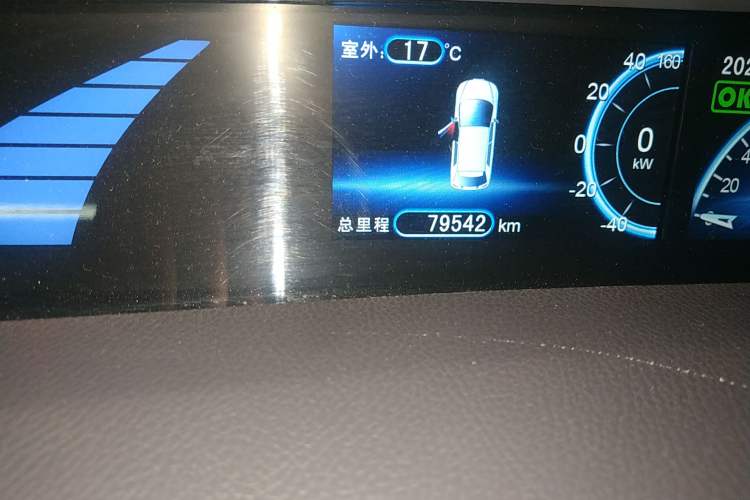 Used BYD e6 2014 Elite Edition Odometer Close Up