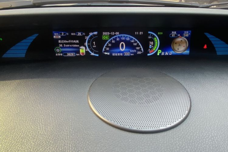 Used BYD e6 2016 400 Elite Edition Odometer Close Up