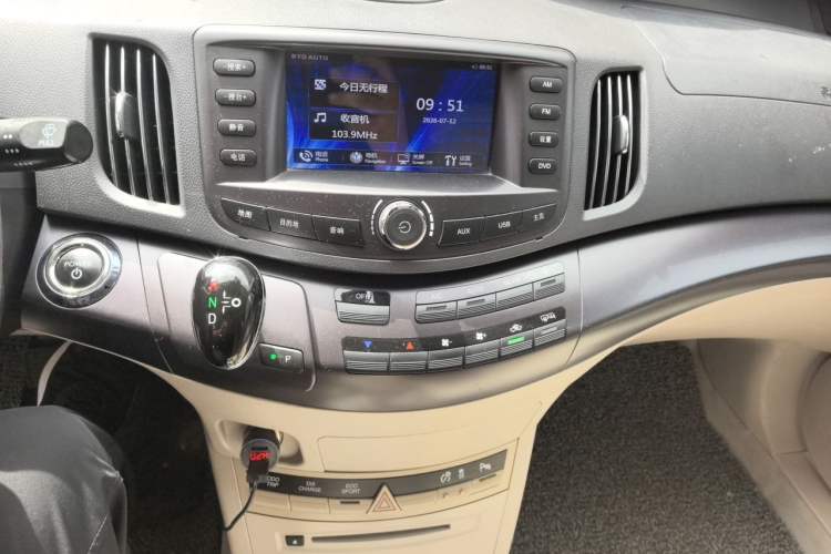 Used BYD e6 2016 400 Elite Edition Audio And AC Panel