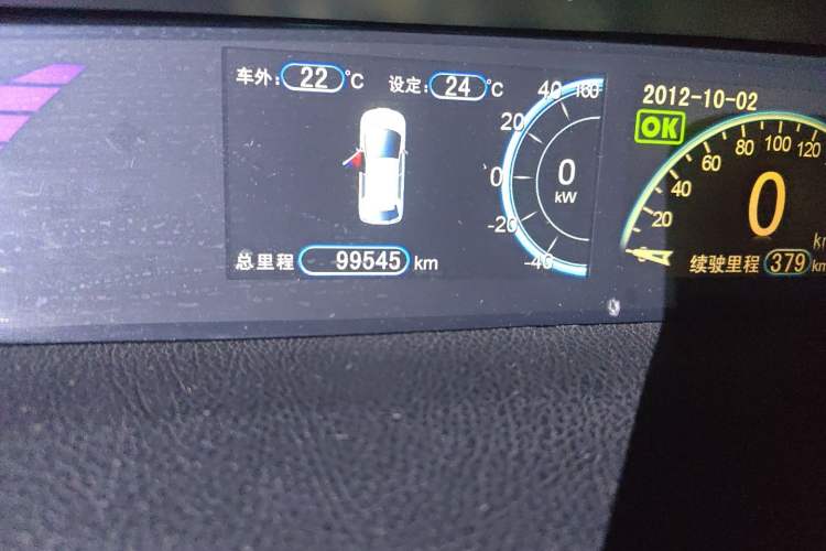 Used BYD e6 2016 400 Elite Edition Odometer Close Up
