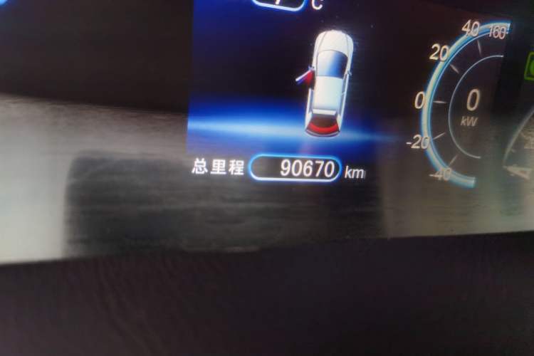 Used BYD e6 2016 400 Elite Edition Odometer Close Up
