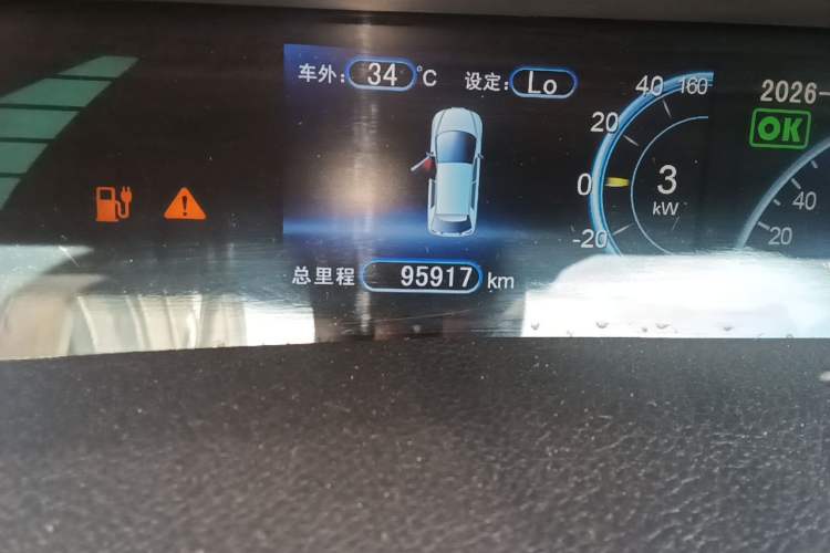 Used BYD e6 2016 400 Elite Edition Odometer Close Up