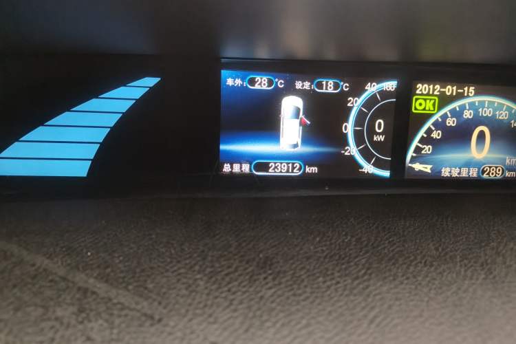 Used BYD e6 2016 400 Elite Edition Odometer Close Up