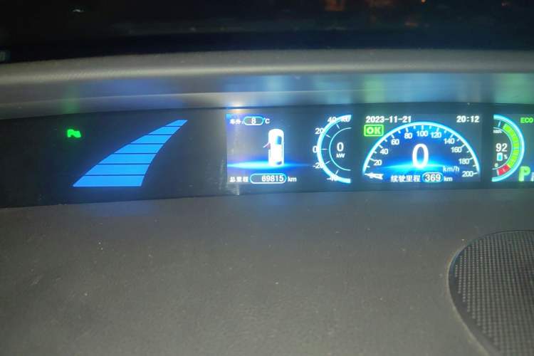 Used BYD e6 2016 400 Elite Edition Odometer Close Up