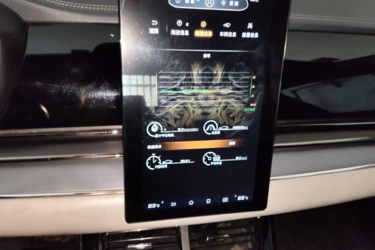 Used BYD e9 2021 Business Edition Audio And AC Panel