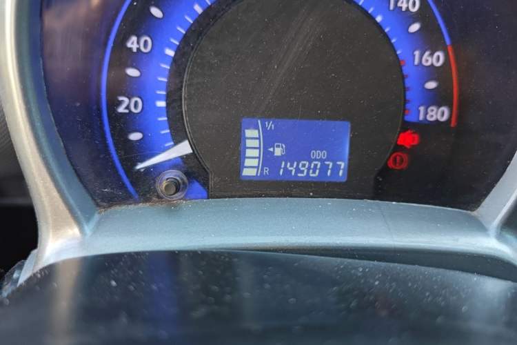 Used BYD F0 2011 Shangku Edition 1.0L Yuexiu Model Odometer Close Up
