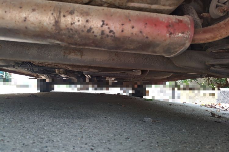 Used BYD F0 2011 Shangku Edition 1.0L XuanKu Model Chassis Rear