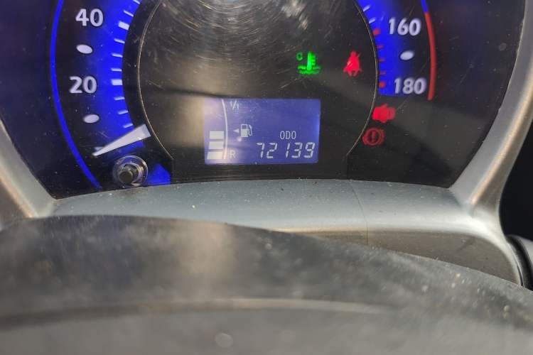 Used BYD F0 2011 Skoda Octavia 1.0L Octavia Model Odometer Close Up