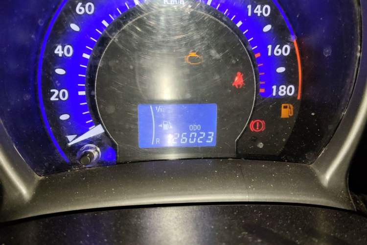 Used BYD F0 2011 Shangku Edition 1.0L XuanKu Model Odometer Close Up