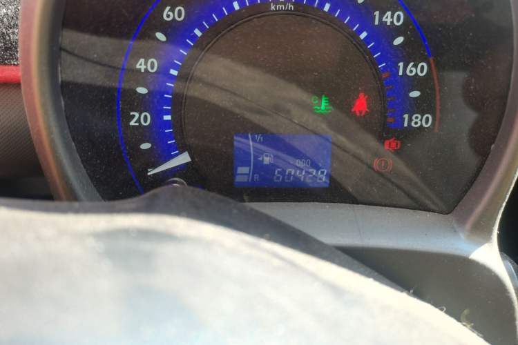 Used BYD F0 2012 1.0L XuanKu Trim Odometer Close Up