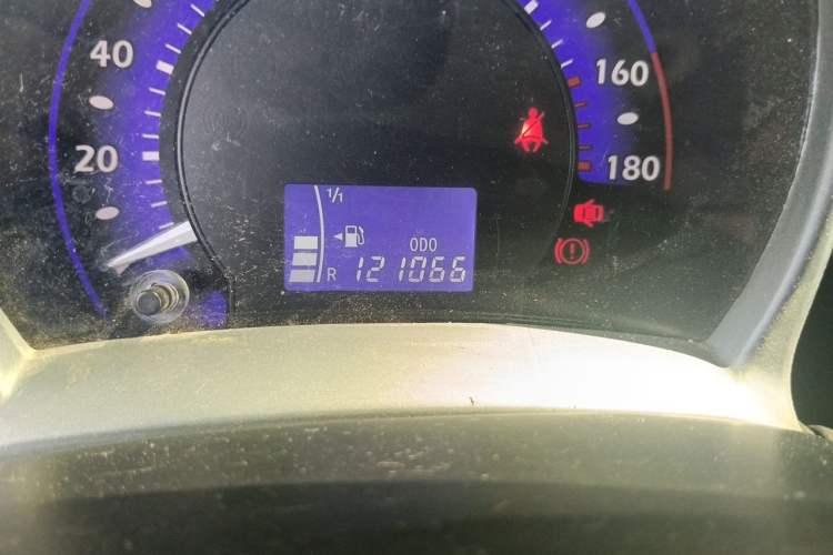 Used BYD F0 2012 1.0L XuanKu Trim Odometer Close Up