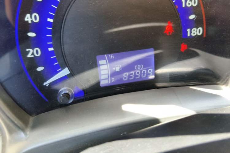 Used BYD F0 2012 1.0L XuanKu Trim Odometer Close Up