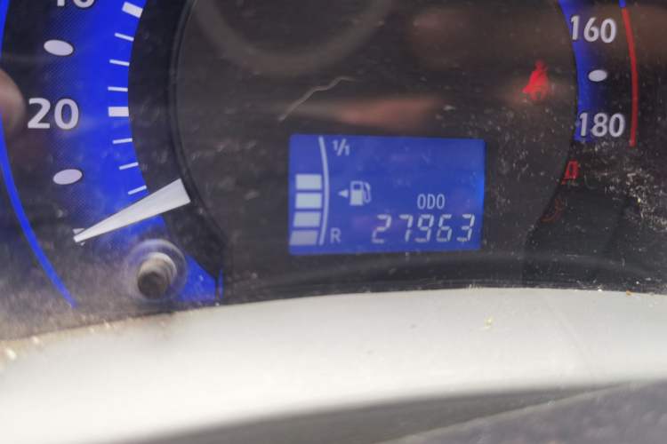 Used BYD F0 2012 1.0L XuanKu Trim Odometer Close Up