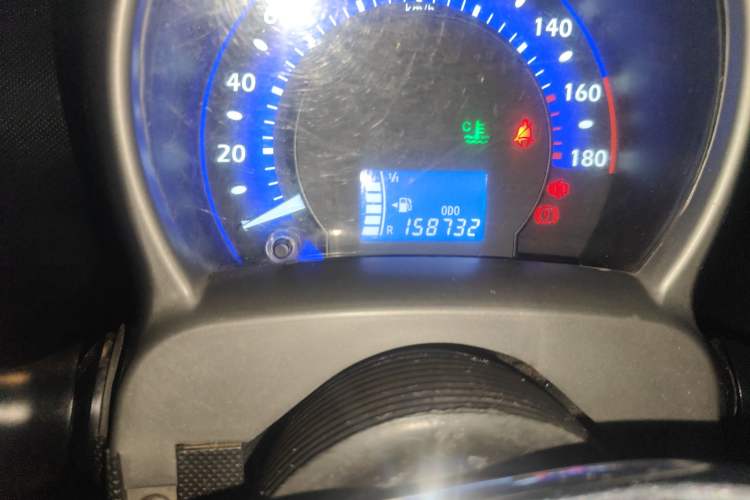 Used BYD F0 2012 1.0L XuanKu Trim Odometer Close Up