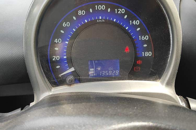 Used BYD F0 2012 1.0L XuanKu Trim Odometer Close Up